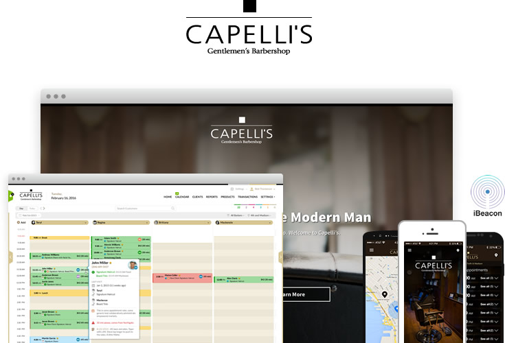 Capelli's Gentlemen's Barbershop Custom Software